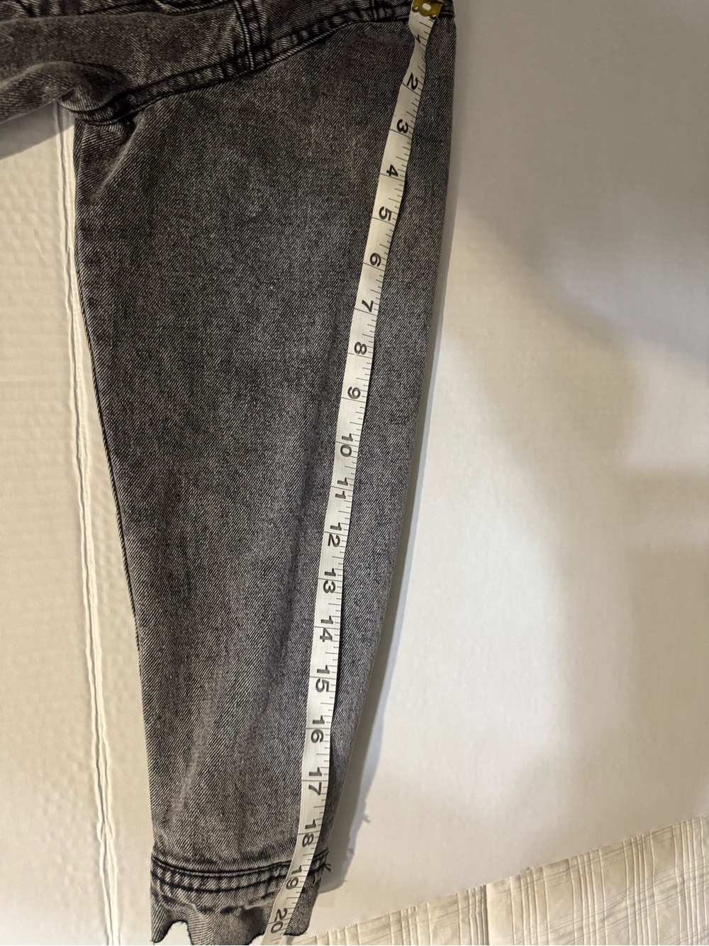 Ashley By 26 International Washed Black Cropped Denim Jackets - Picture 6 of 6